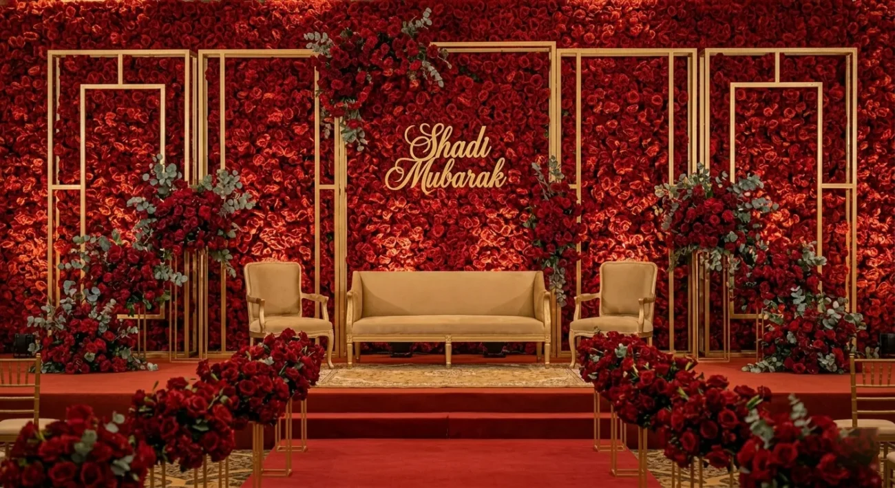 Classic Red and Gold Revival Theme