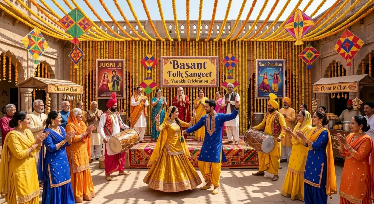 Basant Punjabi Folk Sangeet Theme