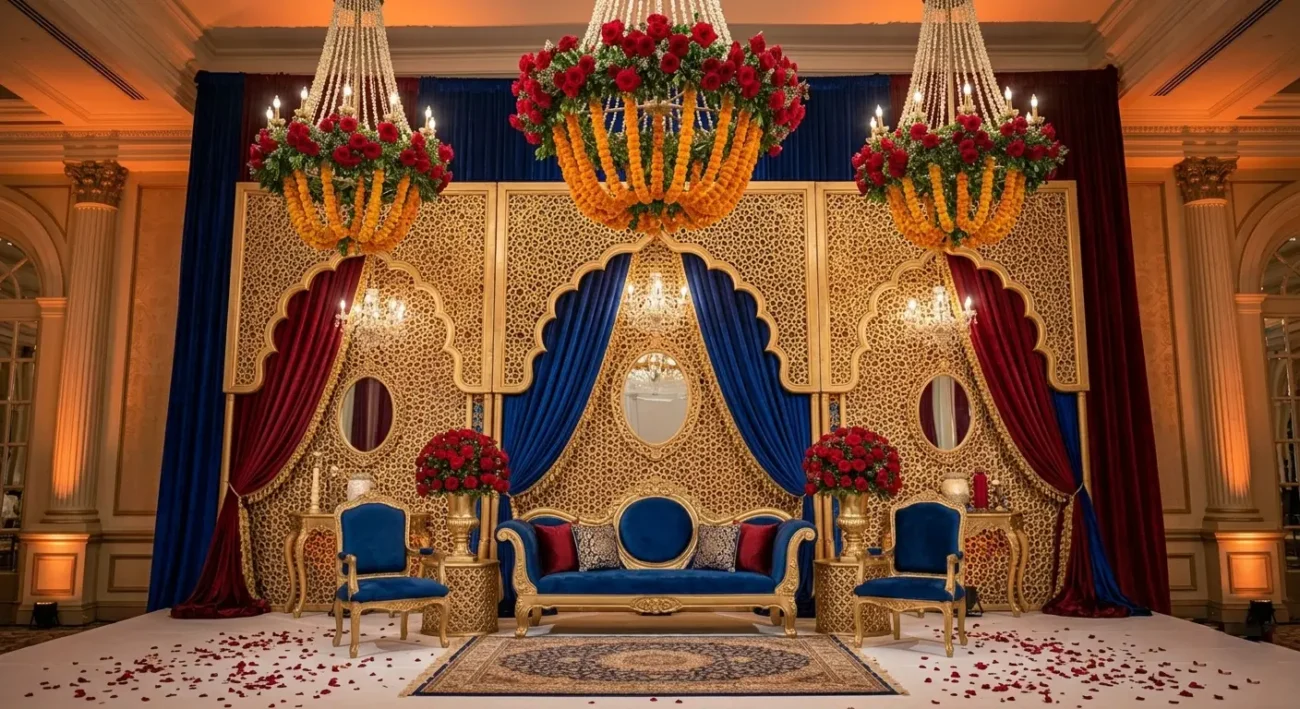 Modern Mughal Majesty Wedding Theme