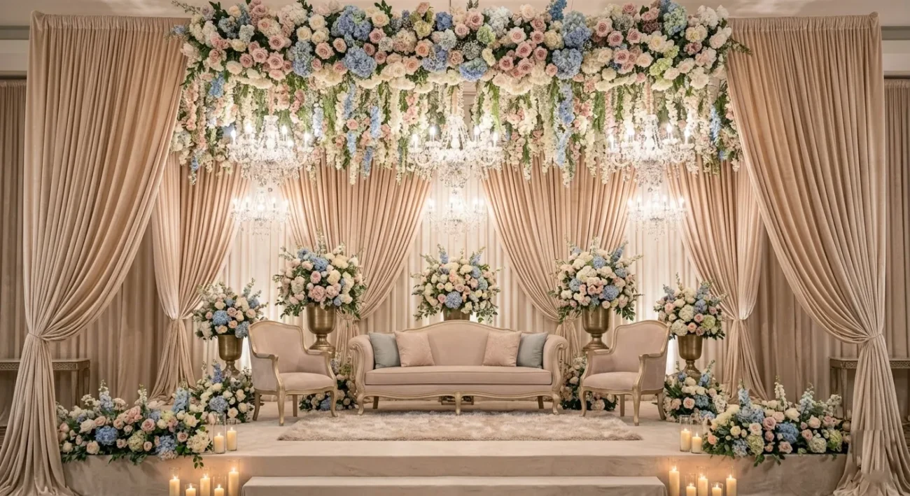 Pastel Floral Elegance Wedding Theme