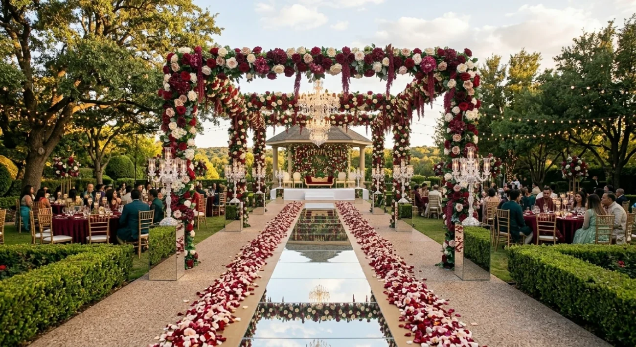 Barat Aisle Decoration in DFW