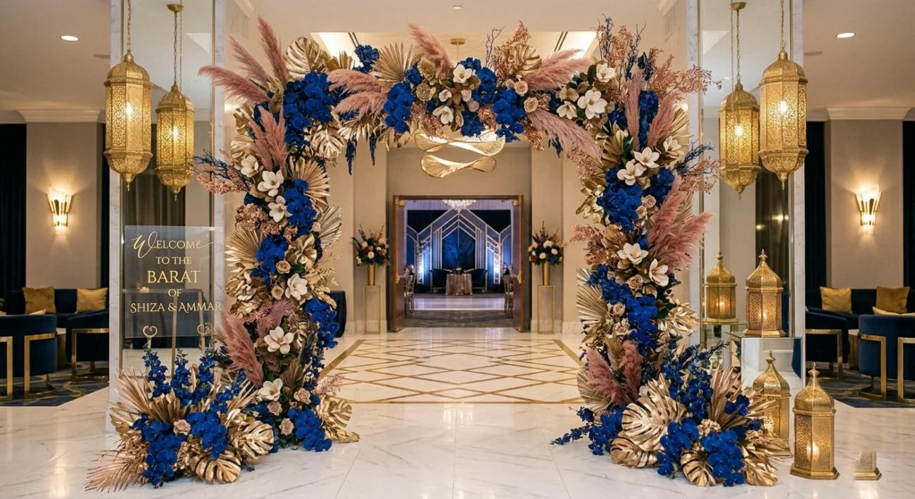 Barat Entrance Decoration in DFW