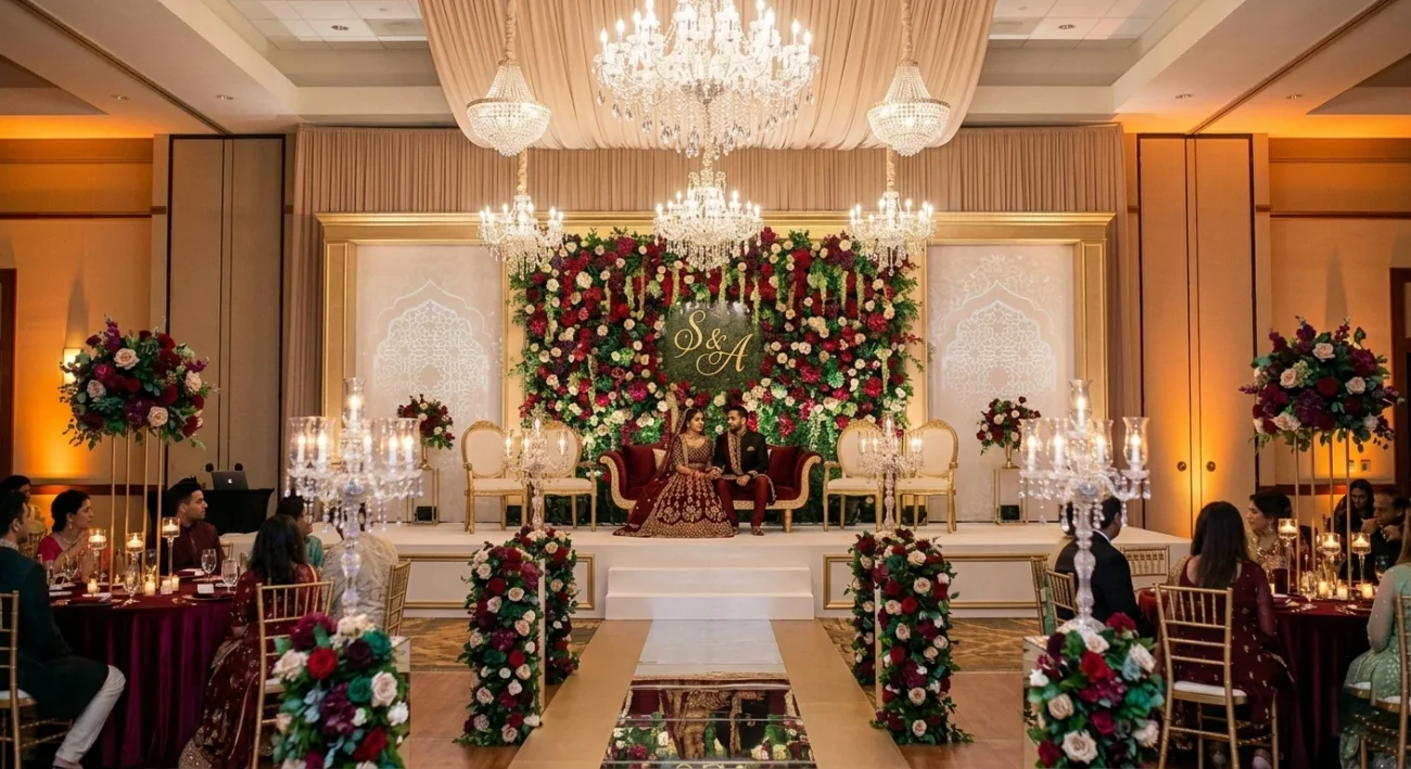 Barat Stage Decoration in DFW