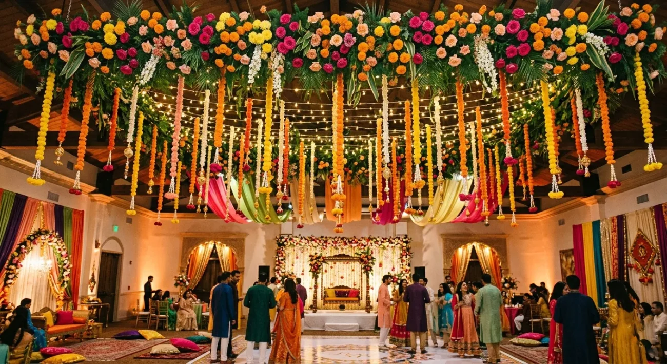Floral Ceiling Installation