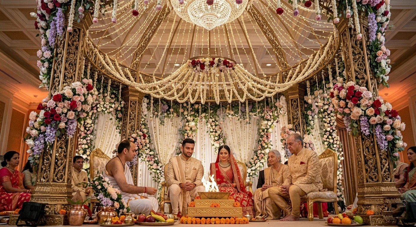 Floral Dome or Canopy Mandap