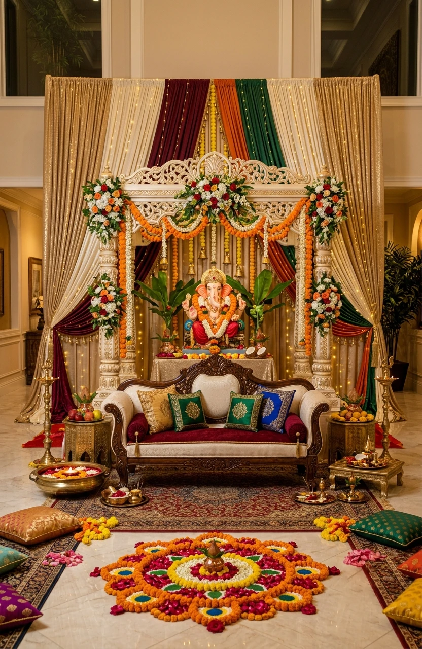 Ganesh Pooja Decoration