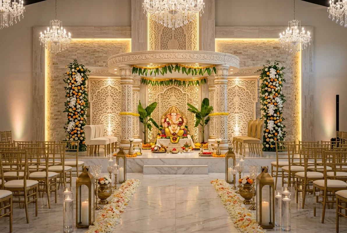 Venue Ganesh Pooja Decoration in DFW