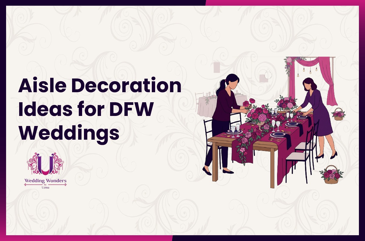 Wedding Aisle Decoration Ideas for DFW Wedding Ceremonies