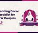 Wedding Decor Checklist